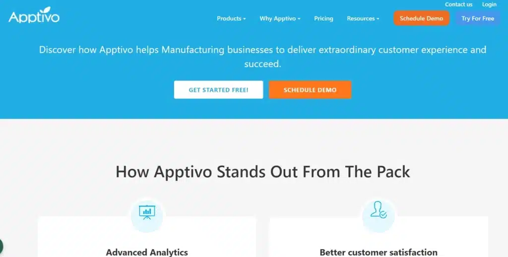 Manufacturing CRM Software_Apptivo