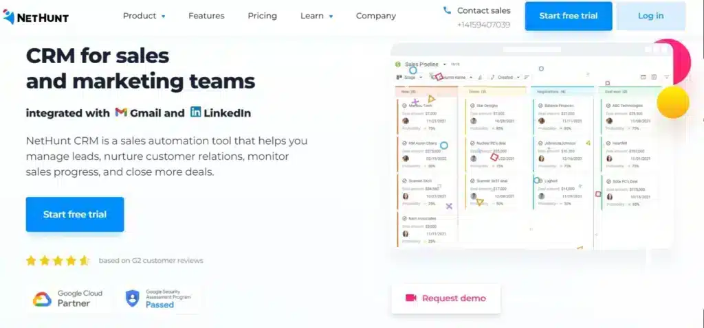 Manufacturing CRM Software_NetHunt CRM