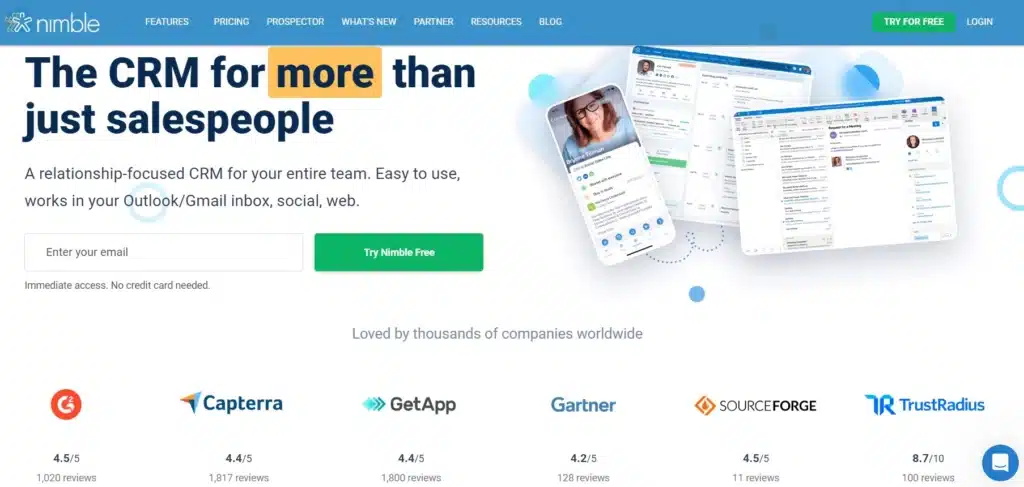 Manufacturing CRM Software_Nimble