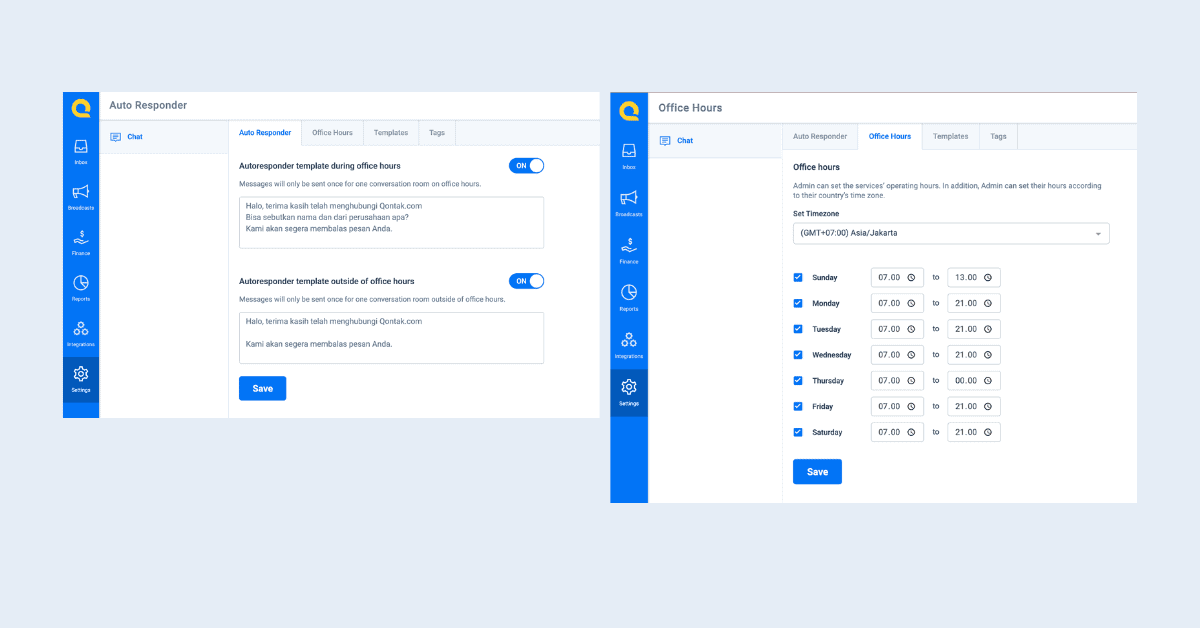 Cara menggunakan WhatsApp API 3: Mengatur jam kerja, respon otomatis, dan template pesan Cara menggunakan WhatsApp API 3: Mengatur jam kerja, respon otomatis, dan template pesan