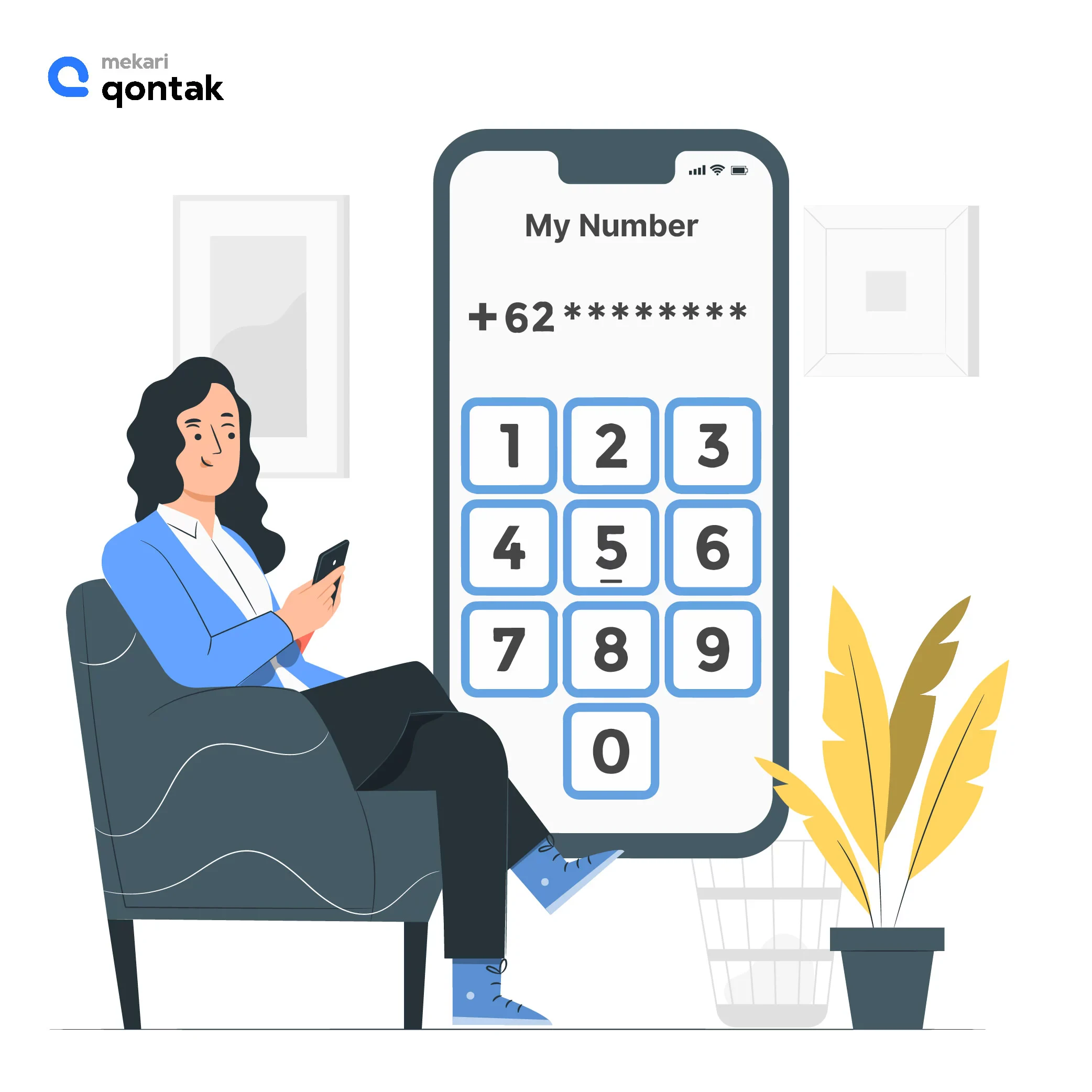 Pilih Nomor Telepon yang akan digunakan untuk WhatsApp API Cara Mendapatkan WhatsApp Business API dari WhatsApp Business Solution Provider yang pertama adalah memilih nomor telepon
