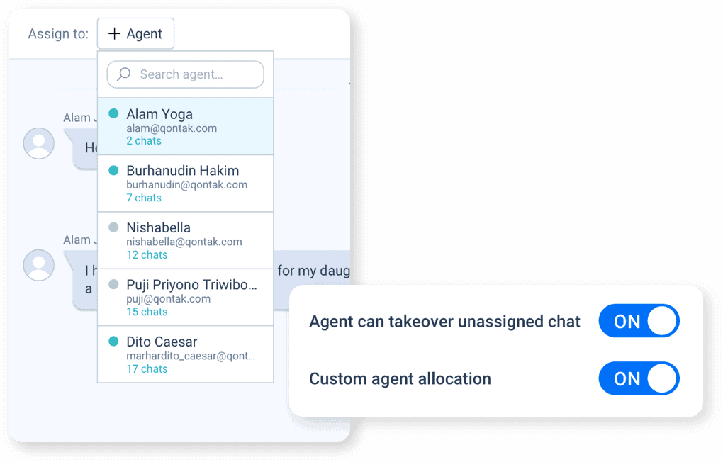 agent-routing-system-auto-dm-ig-qontak