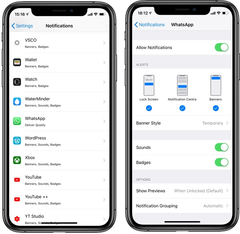 Menonaktifkan WhatsApp di perangkat iPhone cara mematikan WA di iPhone