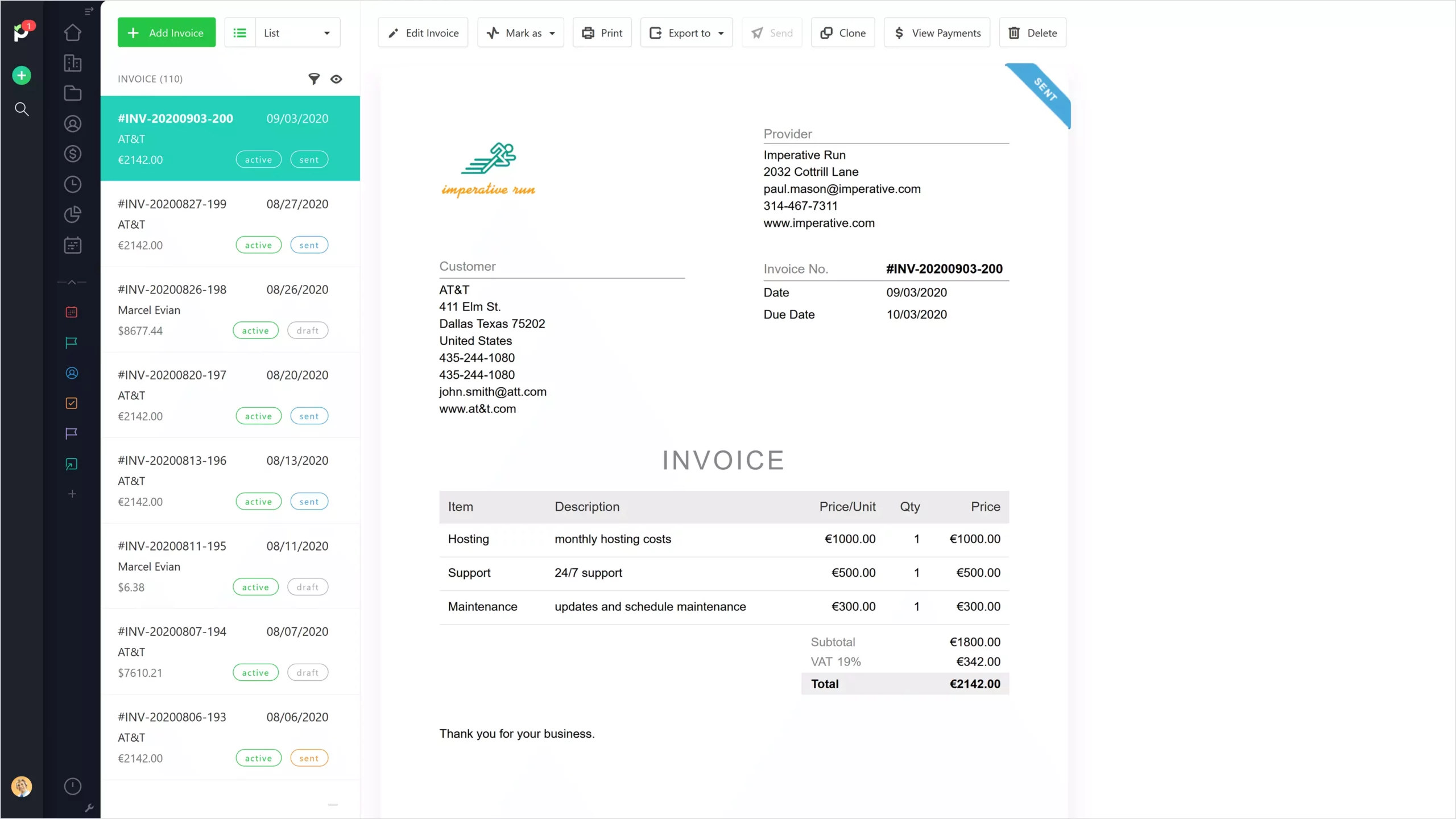 Aplikasi nota online - paymo