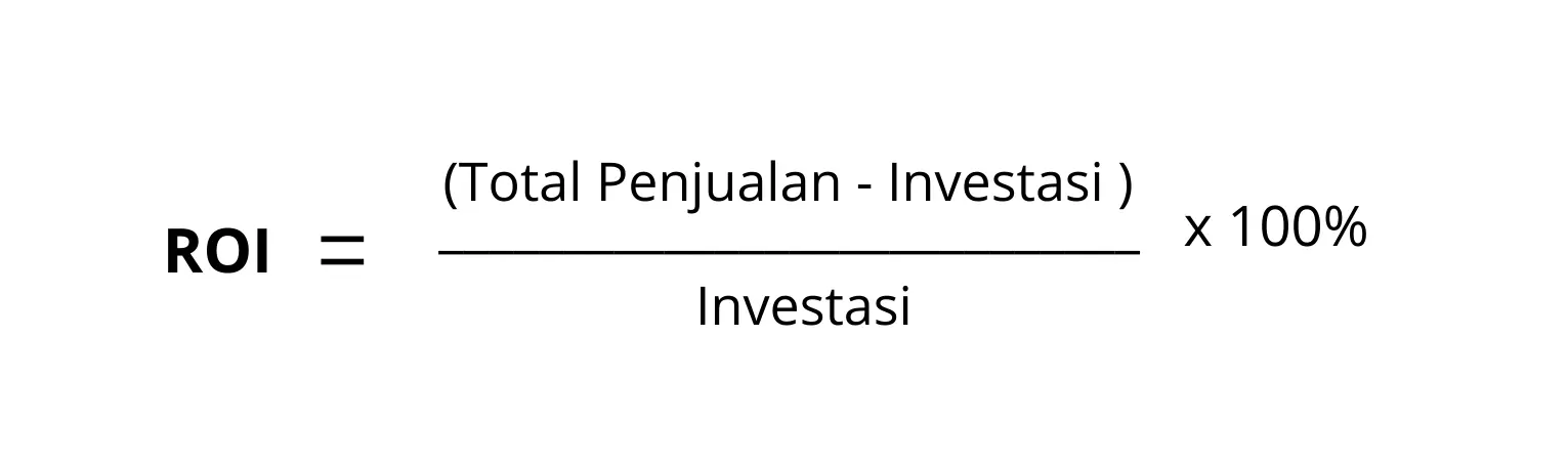 rumus Return on Investment (ROI)