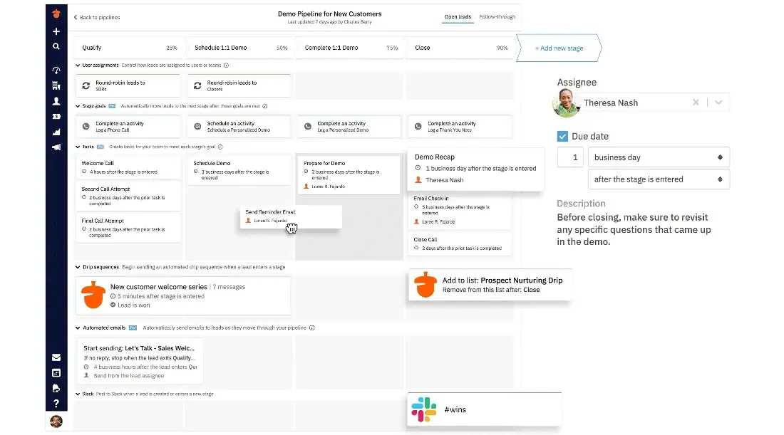 Nutshell sales CRM software