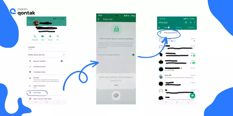 Cara Menggunakan Chat Lock WhatsApp Cara Menggunakan Chat Lock WhatsApp
