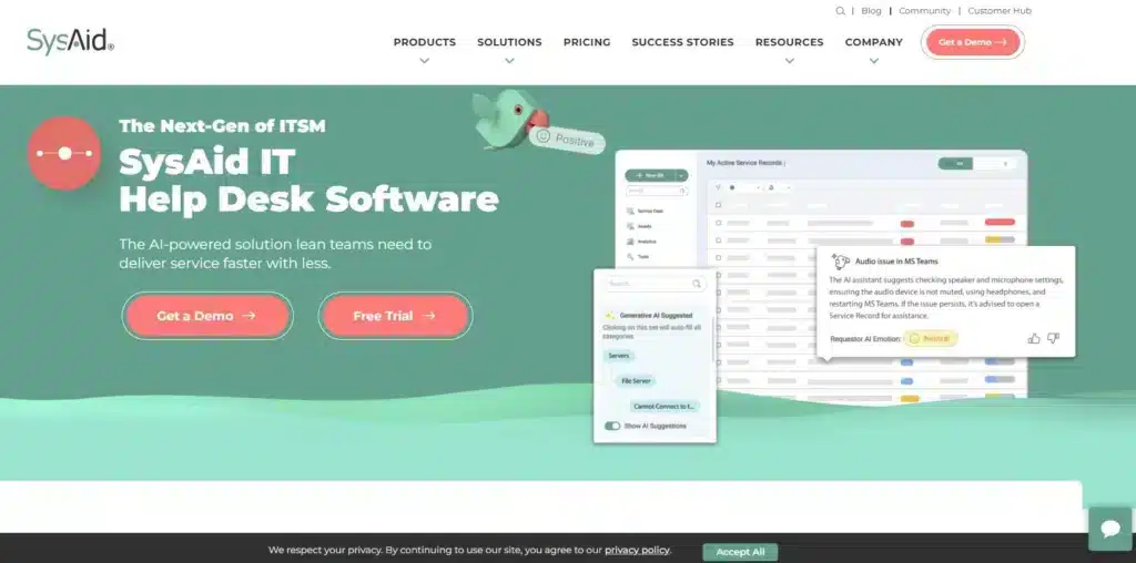 SysAid Aplikasi Call Center_SysAid