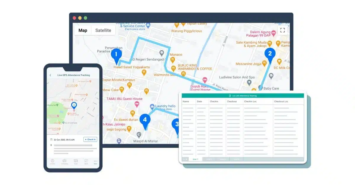 Aplikasi Tracking Karyawan Mekari Qontak