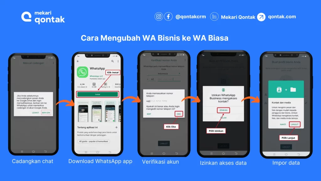 Cara Mengubah WA Bisnis ke WA Biasa Cara Mengubah WA Bisnis ke WA Biasa (1)