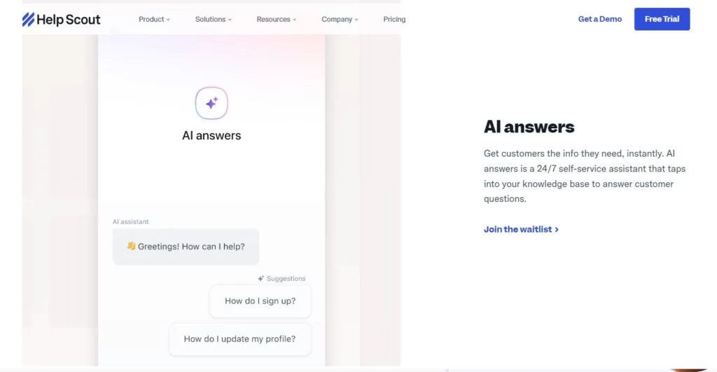 Chatbot service desk software_Help Scout
