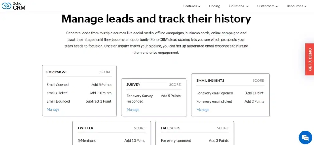 Software CRM terbaik untuk real estate - Zoho