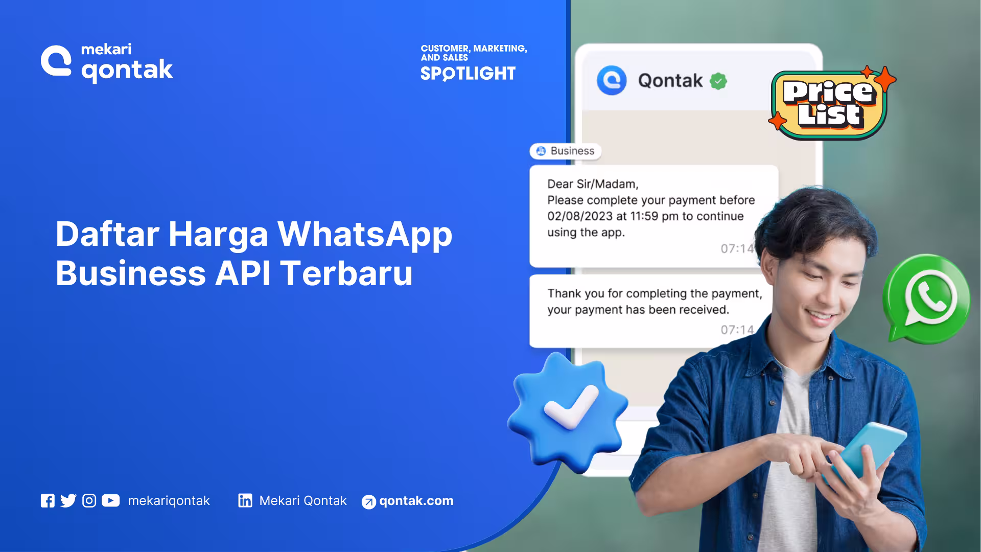 Daftar Harga WhatsApp Business API Terbaru