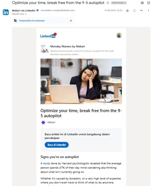 contoh broadcast massege - email newsletter contoh broadcast massege - email newsletter