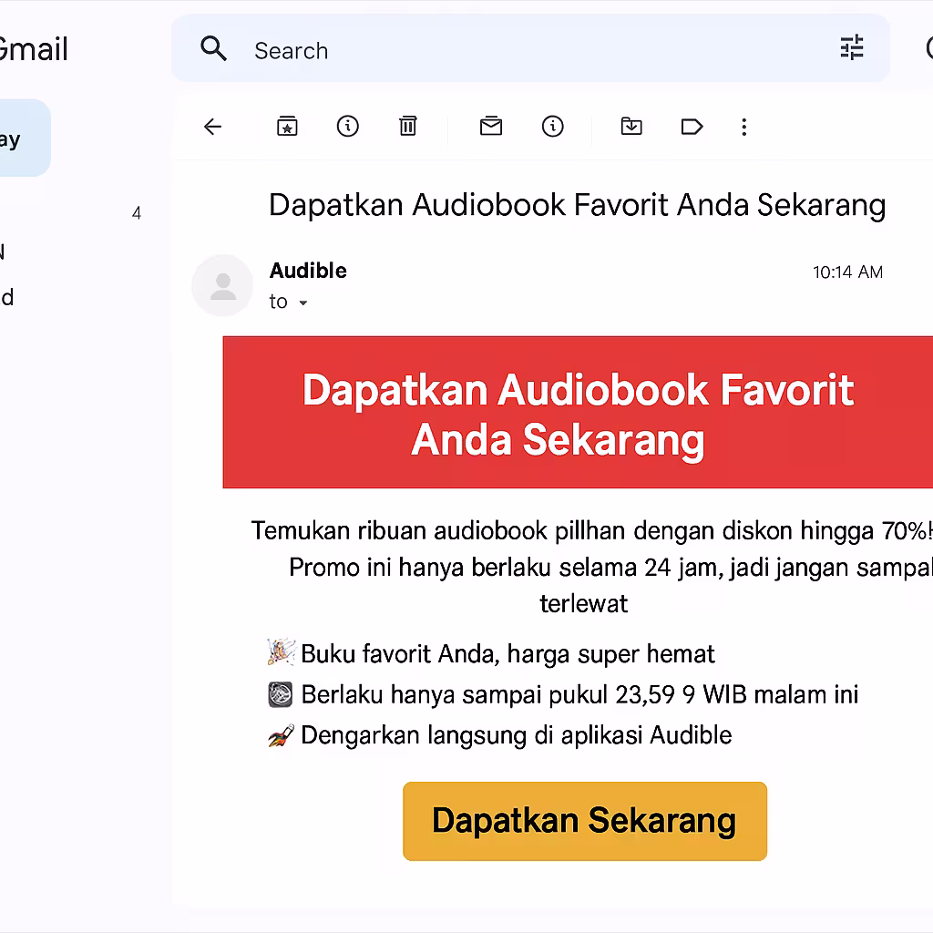 Flash Sale Contoh Email Blast - Flash Sale