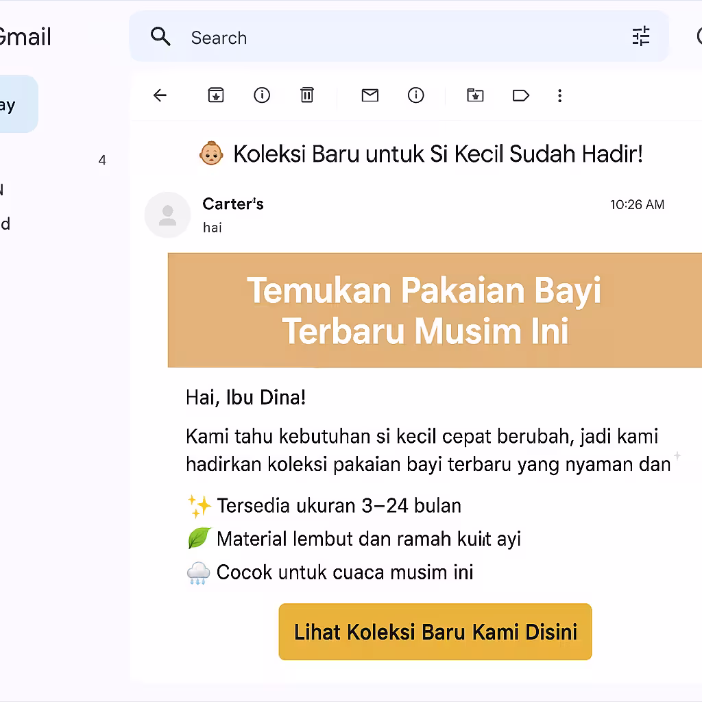 Peluncuran Produk Baru Contoh Email Blast - Peluncuran Produk Baru