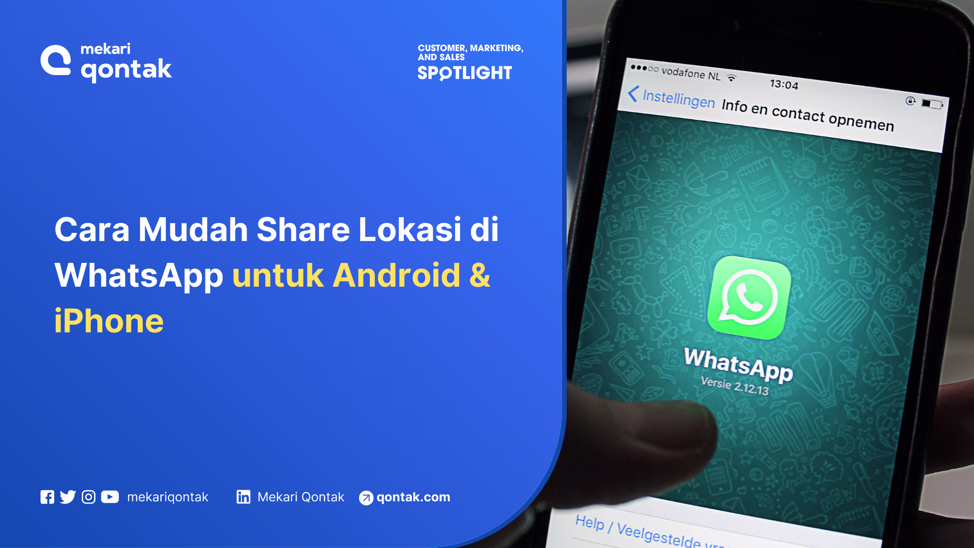 Cara Mudah Share Lokasi (Serlok) WhatsApp di Android & Iphone